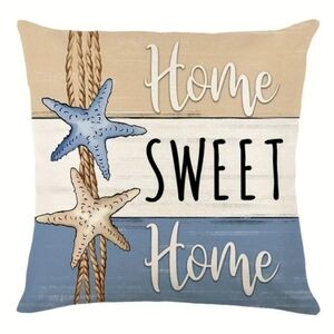 Pillows! Beach Theme #1 of 4. About 18x18 Hypoallergenic.